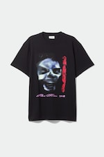 The tour - T-shirt oversize à imprimé graphique - 0