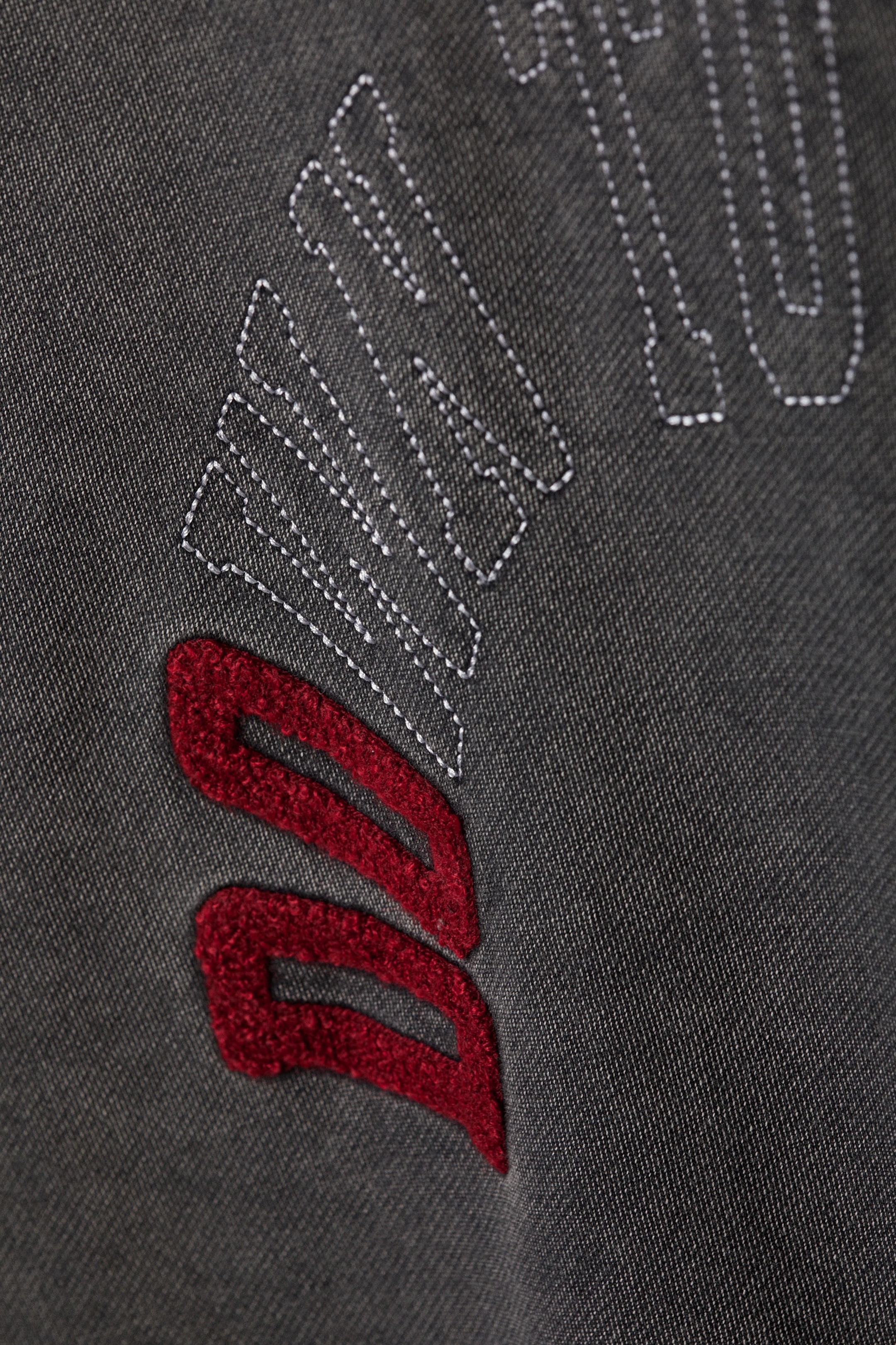 Schwarz washed - Down To Earth - Locker geschnittenes Graphic Sweatshirt - 1