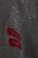 Schwarz washed - Down To Earth - Locker geschnittenes Graphic Sweatshirt - 1