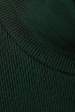 Green - Gerippter Rollkragenpullover Verena - 1
