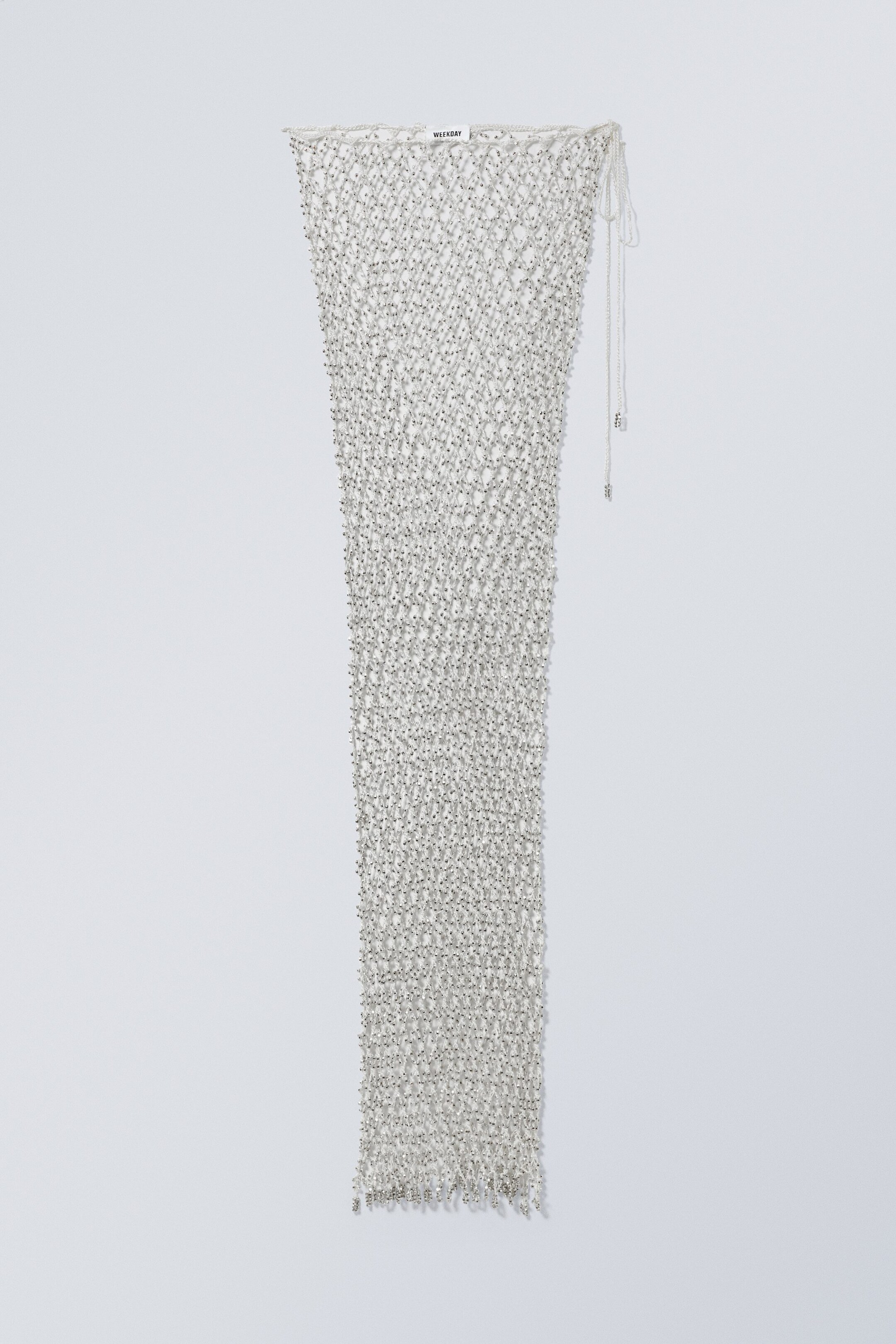 Ecru - Net Pearl Skirt - 0