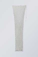 Ecru - Net Pearl Skirt - 0