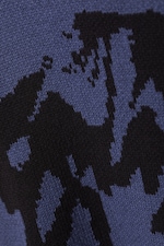 Bleu cendré Erazer - Pull graphique Fabian - 1