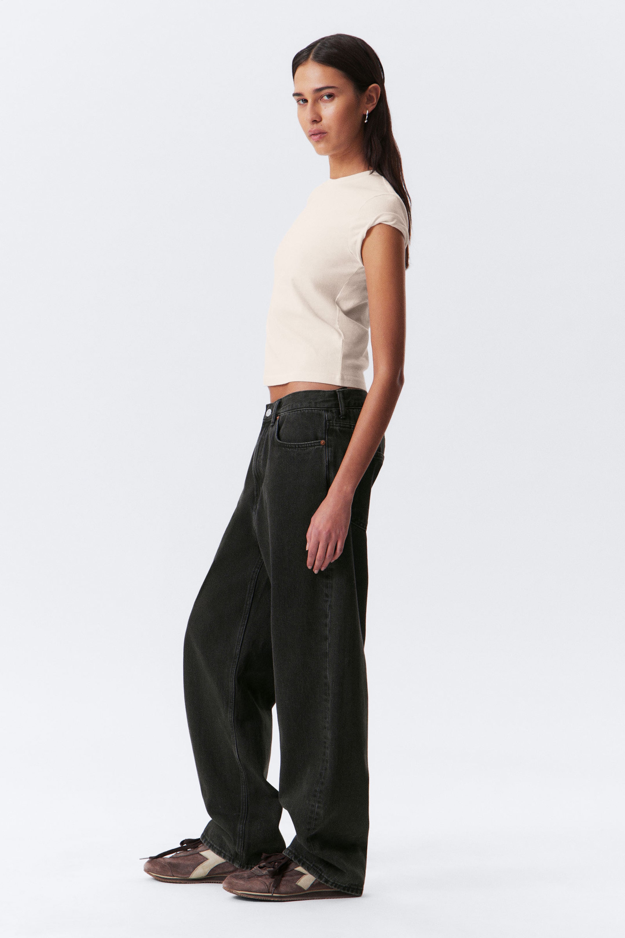 Tuned Black - Schwarz - Galaxy Loose Straight Leg Jeans - 5