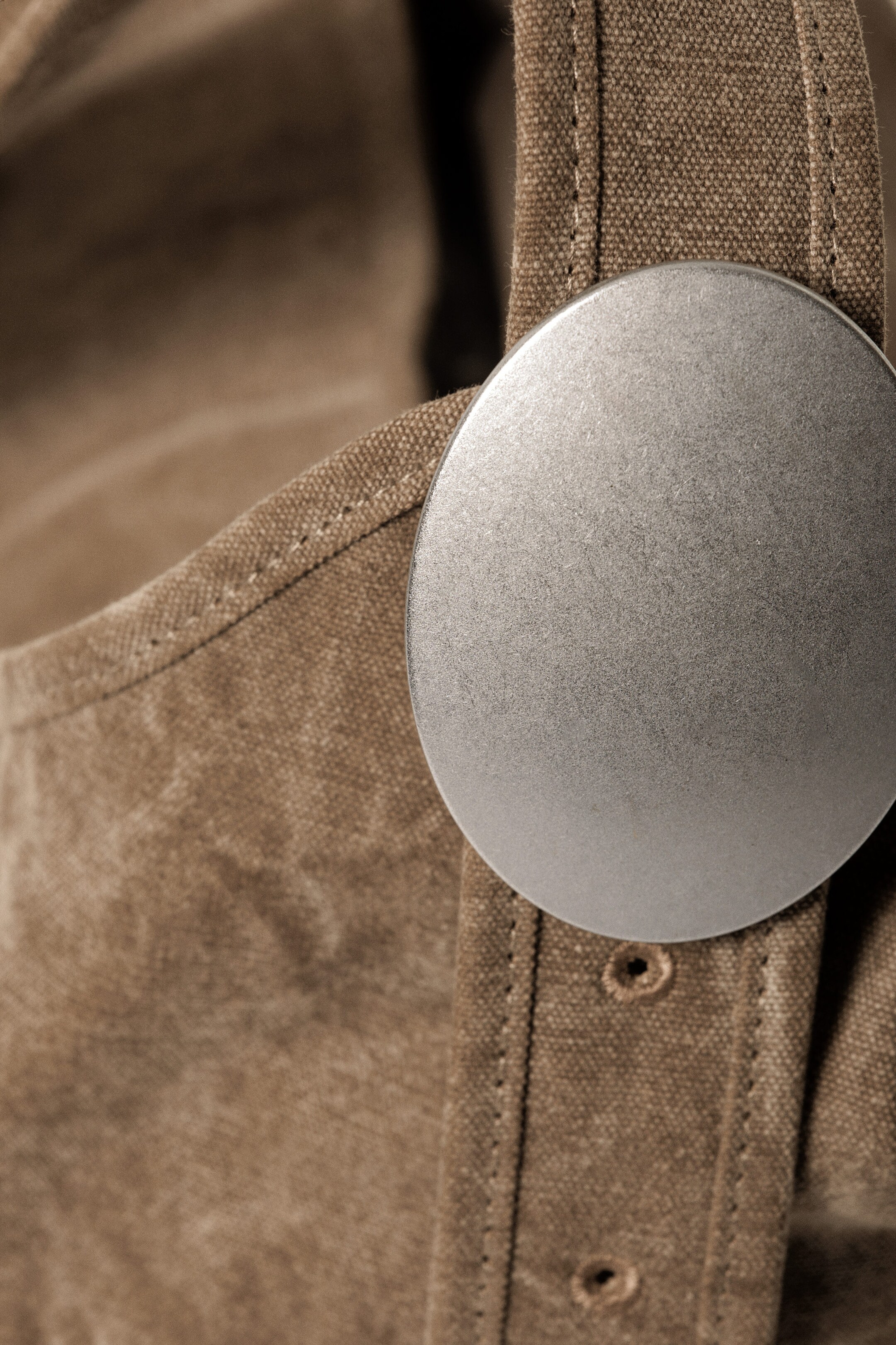 Washed Beige - Canvas Bucket Bag - 3