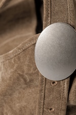 Washed Beige - Canvas Bucket Bag - 3