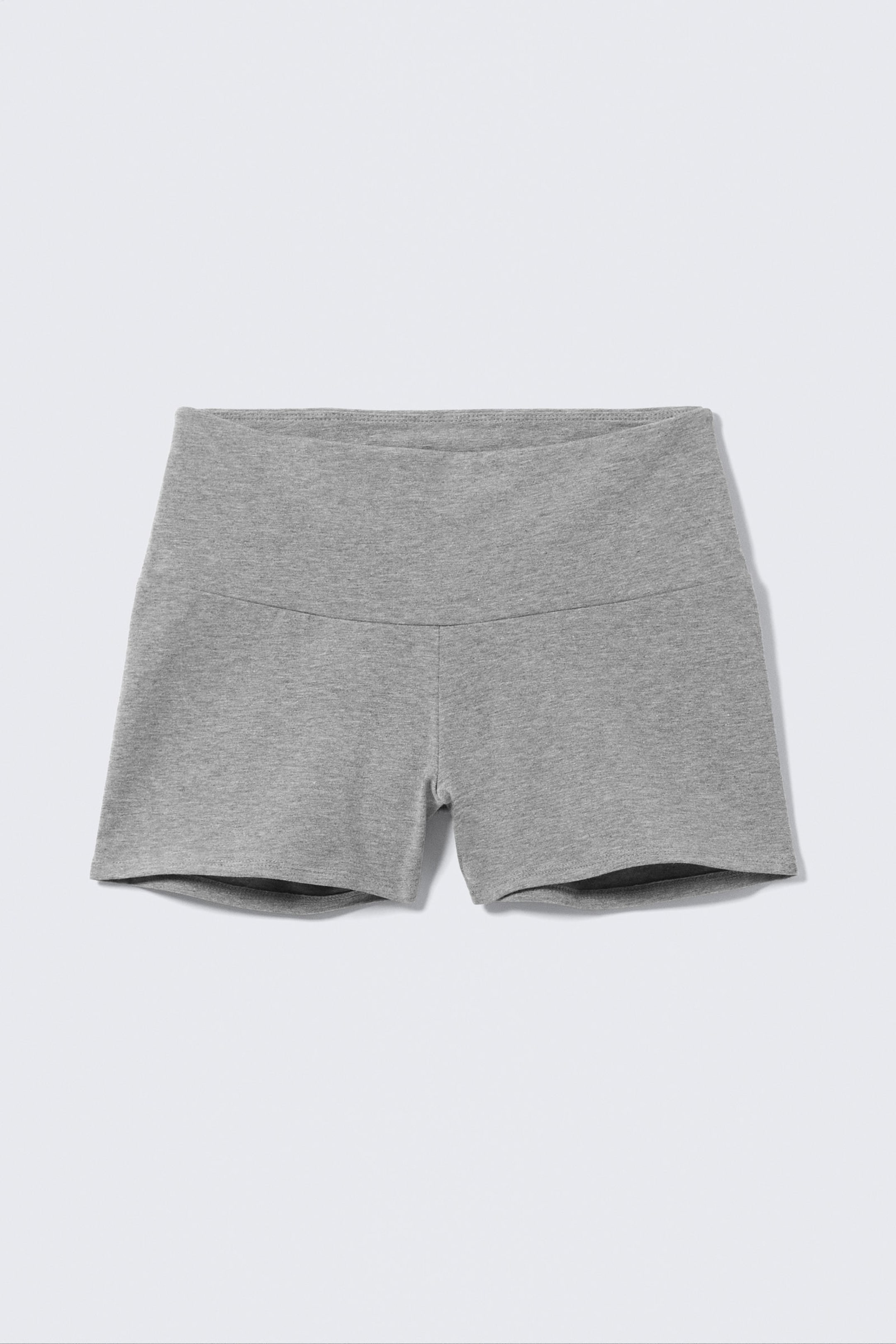 Grey Melange - Low Hotpants - 3