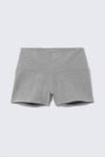 Grey Melange - Low Hotpants - 3