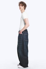 Bounty Blue - Dunkelblau - VOID LOW WAIST LOOSE BAGGY JEANS - 2