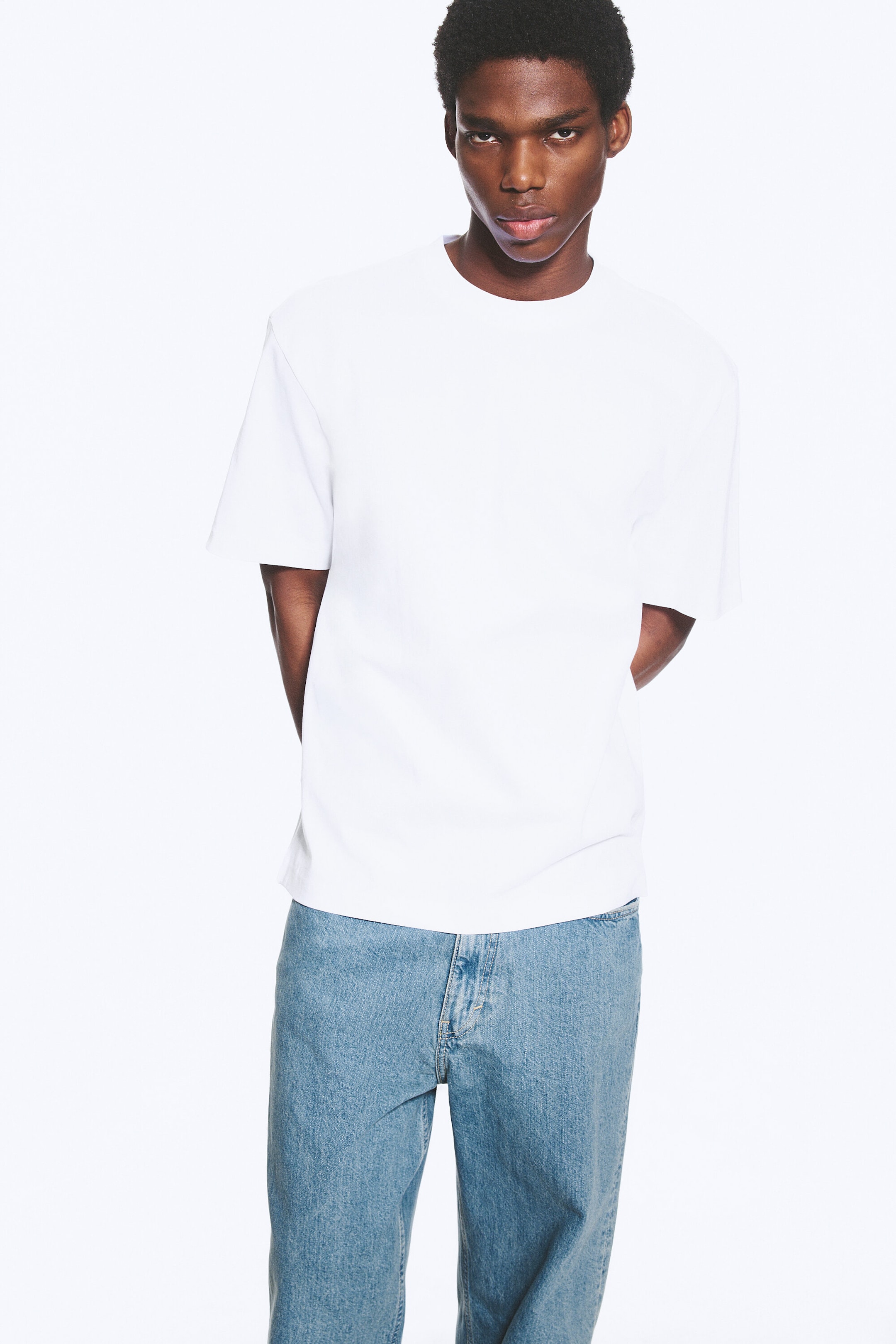 White - Relaxed T-shirt - 1