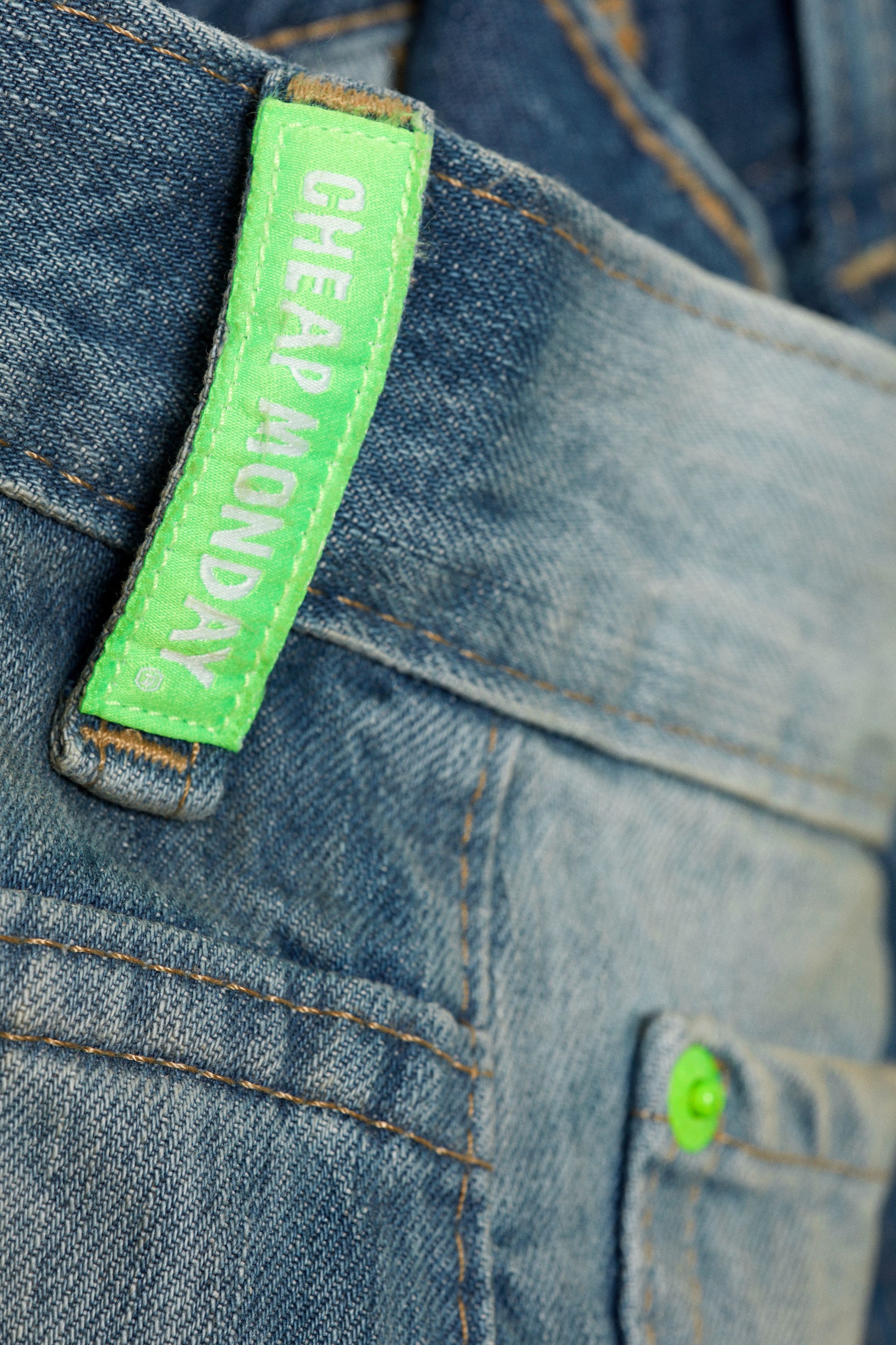Grime – Blau - Rad Super – Weite Jeans mit normaler Taille - 5