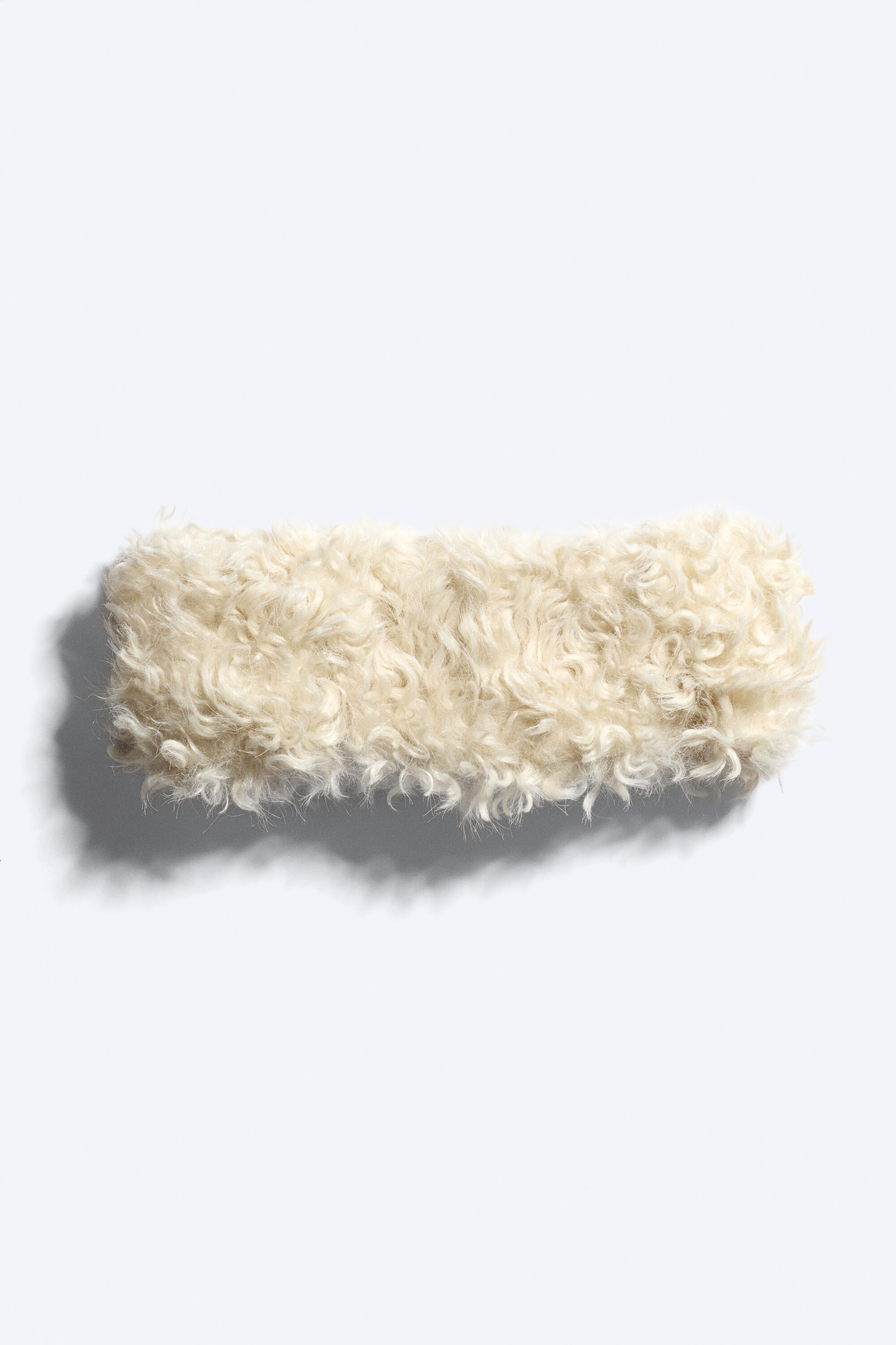 Dusty White - Faux Fur Headband - 3