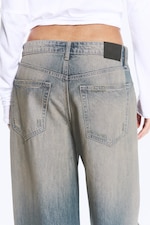 Starfish Blue - Mittelblau - Andromeda Low Waist Loose Baggy Jeans - 5