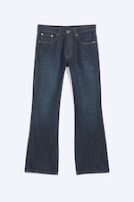 Bounty Blue - Mörkblå - Mercury mid waist relaxed bootcut jeans - 5