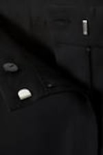 Black - Low Rise Straight Leg Suiting Trousers - 1