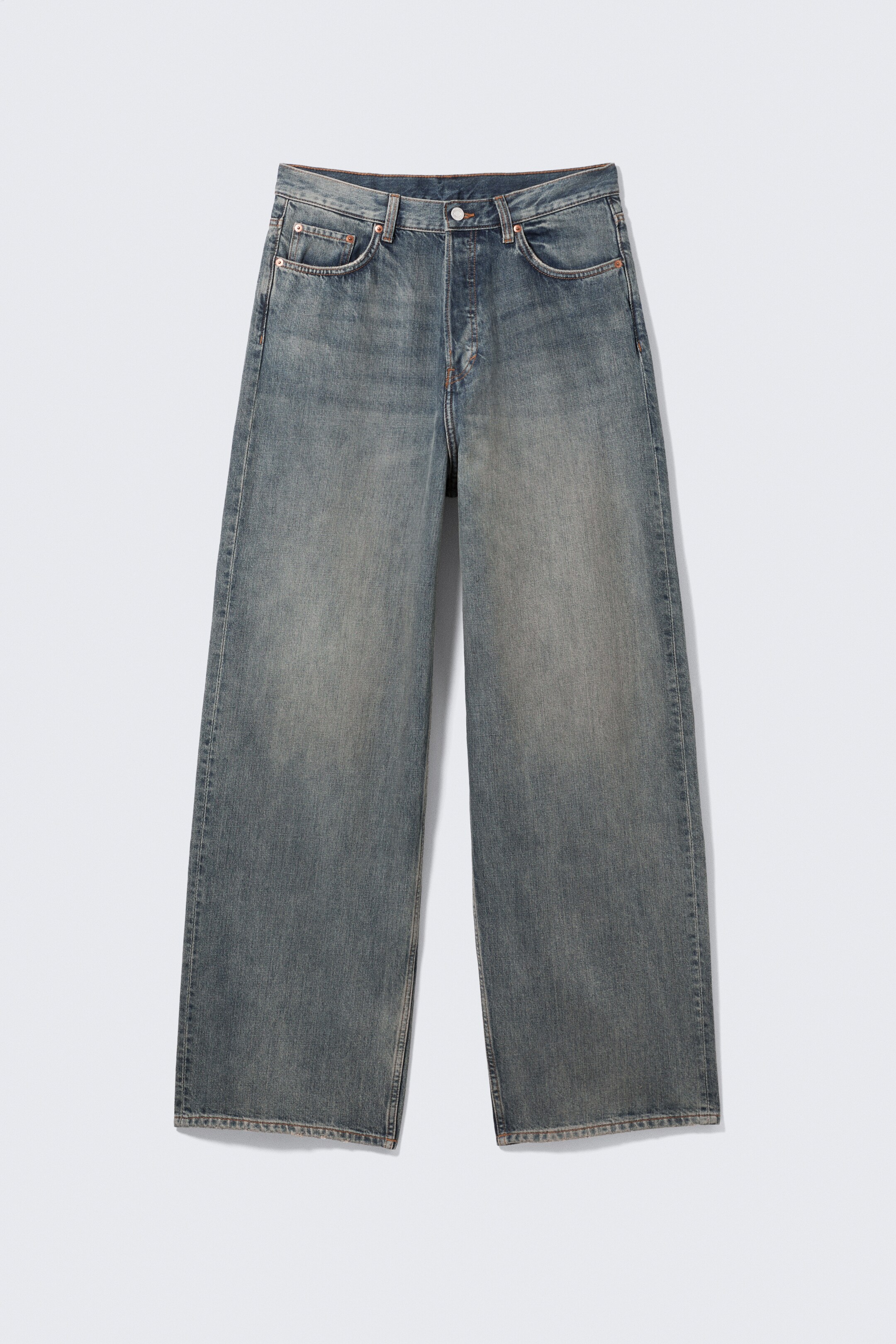 Grotere afbeelding bekijken: Astro Mid Rise Loose Baggy Leg Jeans - Arizona Blue - Medium Blue - HEREN | H&M NL 7