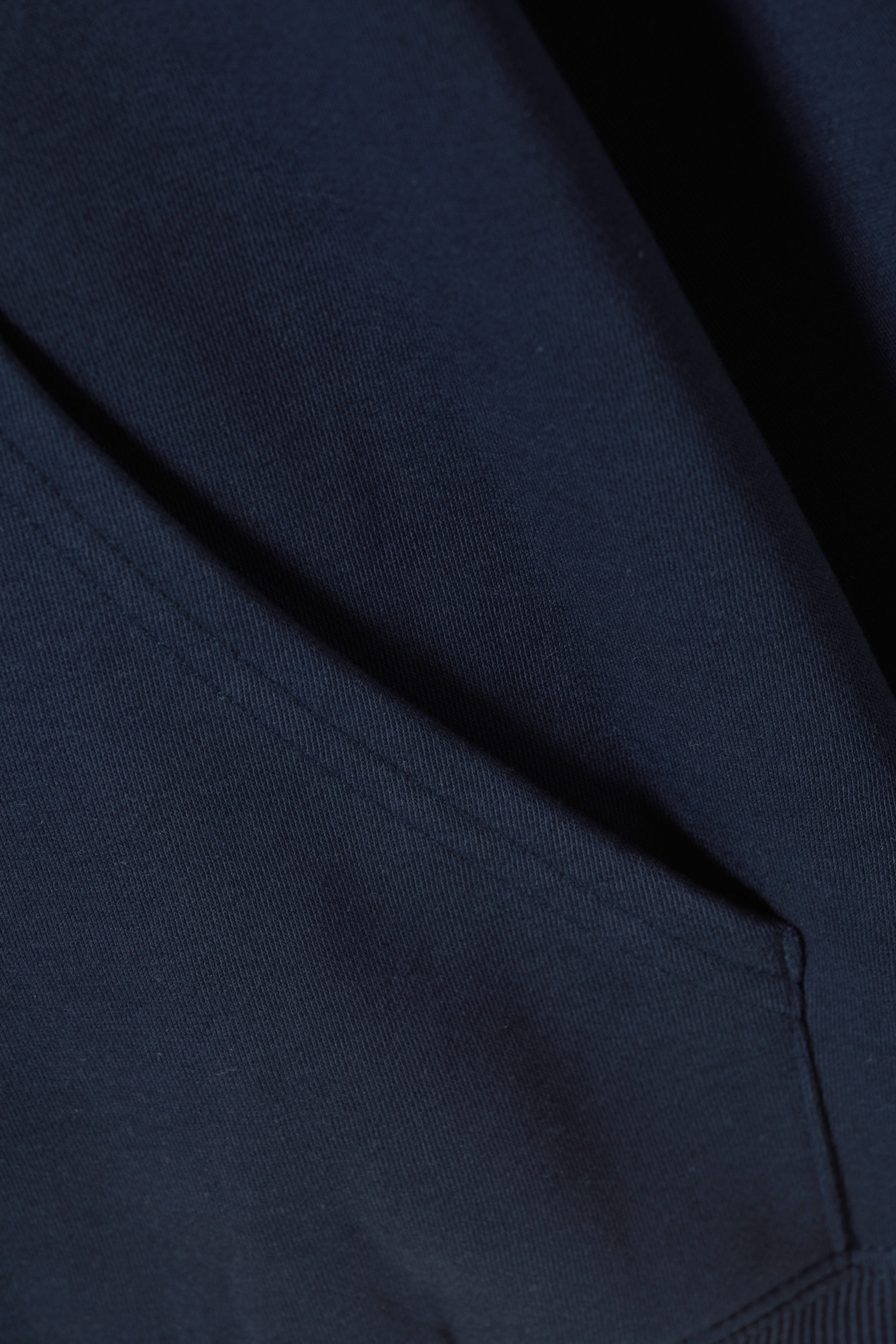 Dark Blue - Oversized Heavyweight Hoodie - 4