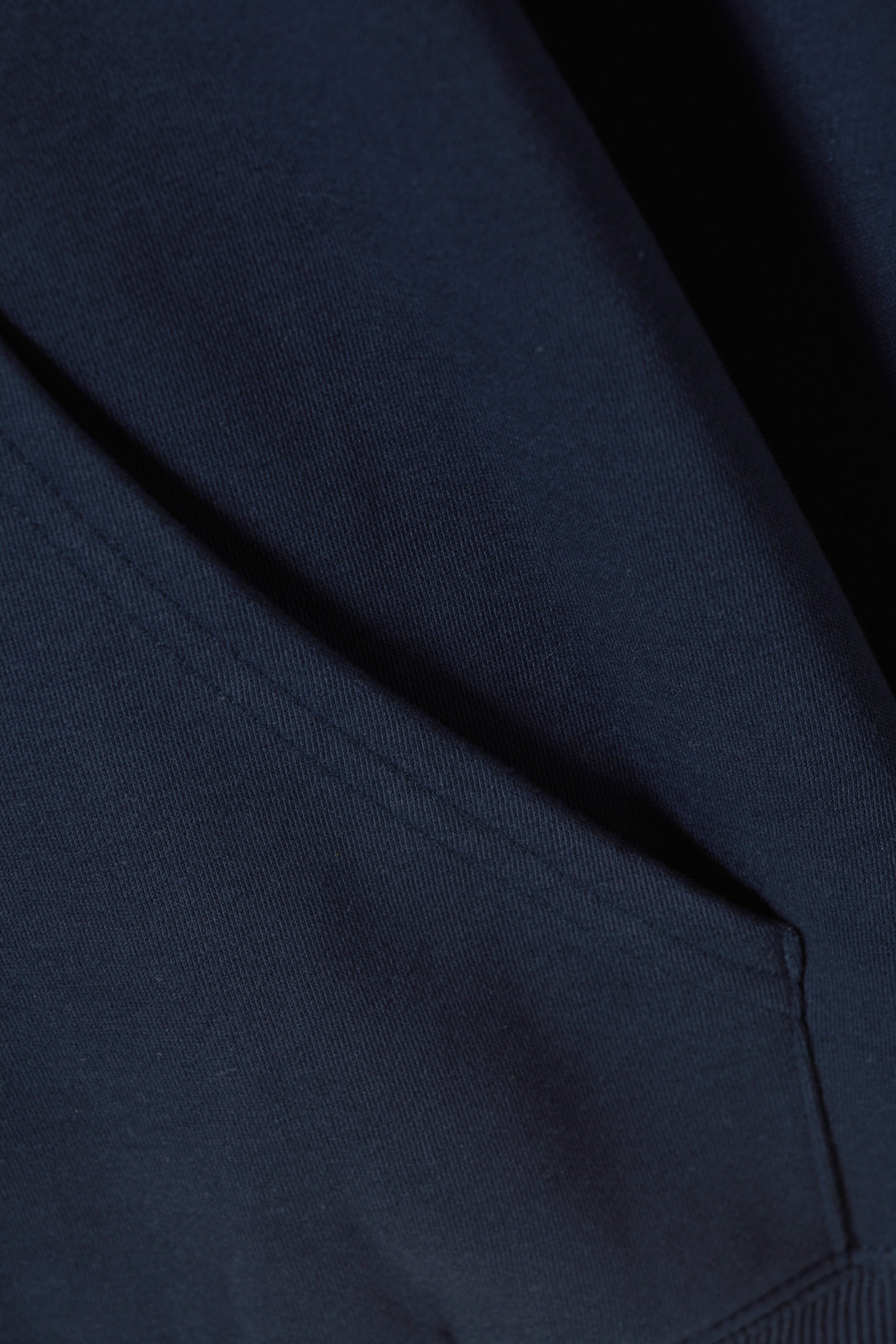 Dark Blue - Oversized Heavyweight Hoodie - 1