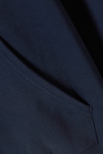 Dark Blue - Oversized Heavyweight Hoodie - 1