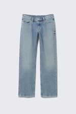 Blue Fade - Medium Blue - Arrow Low Rise Regular Straight Leg Jeans - 5