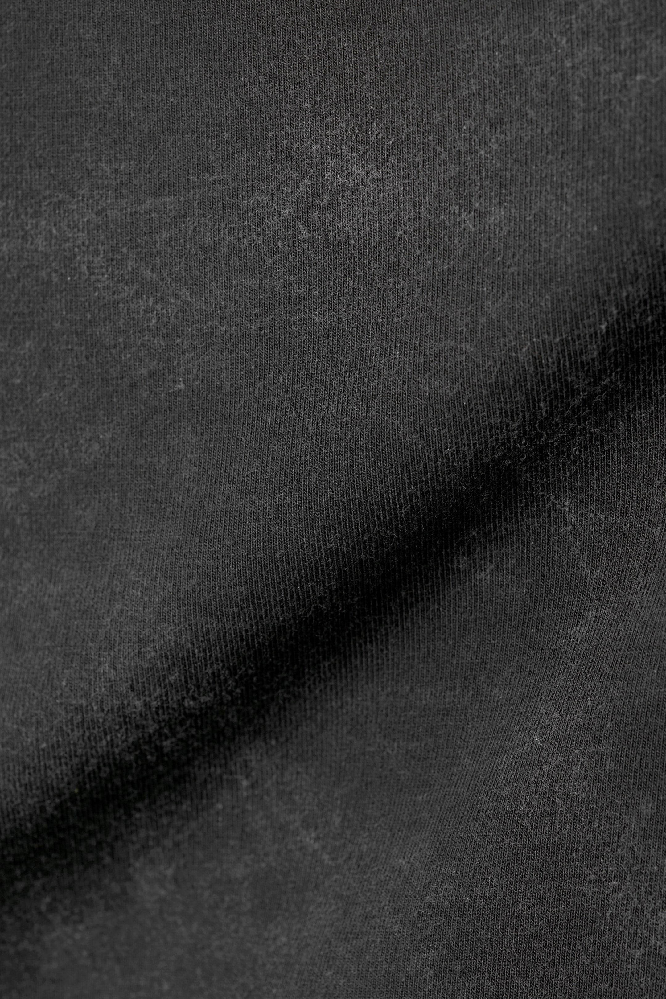 Washed Black - Long Sleeve Mini Dress - 1