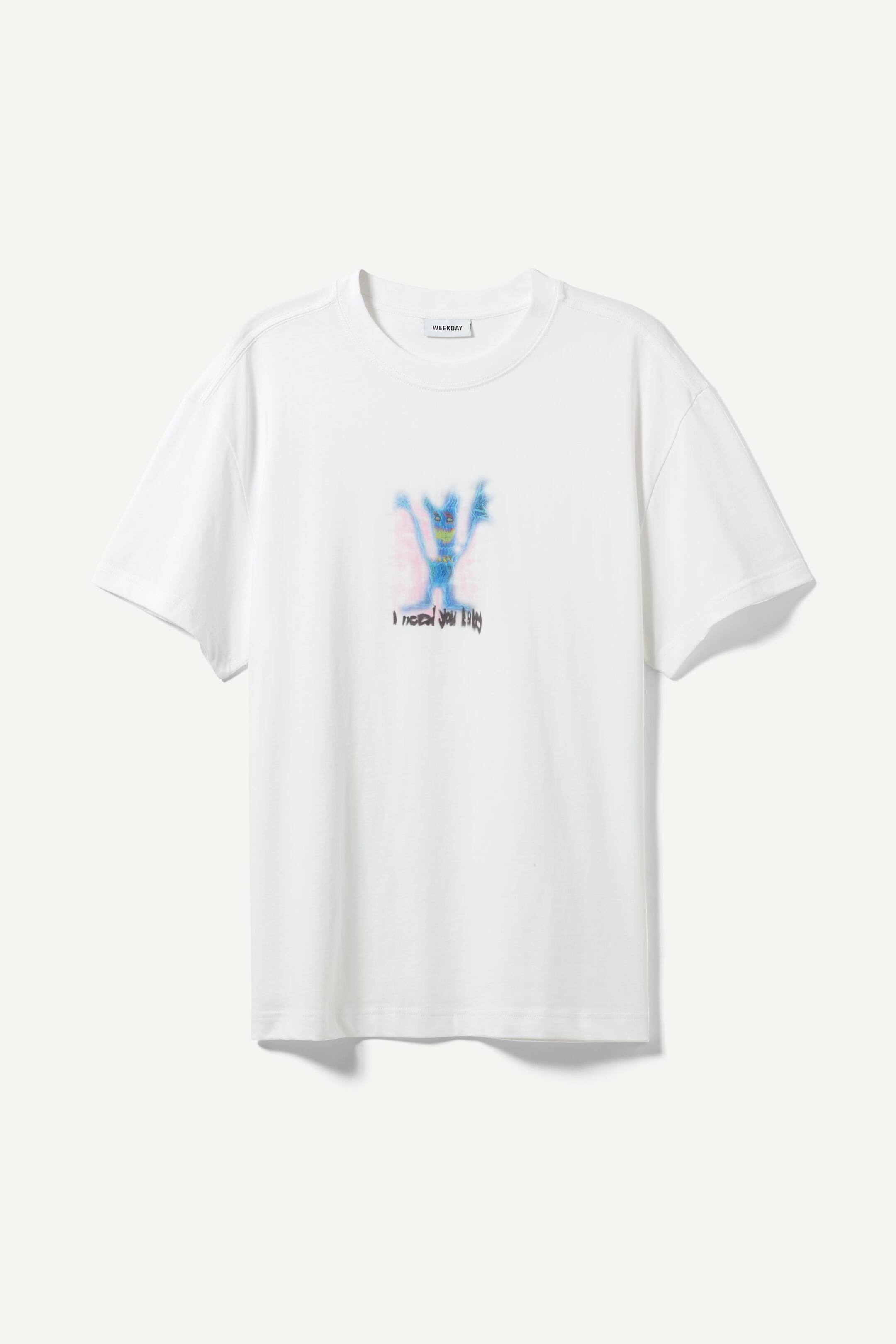 View larger image: Oversized Graphic Printed T-shirt - Blue monster - Men | H&M GB 1