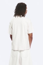 Weiß - Tränen - Bedrucktes kastiges T-Shirt - 3