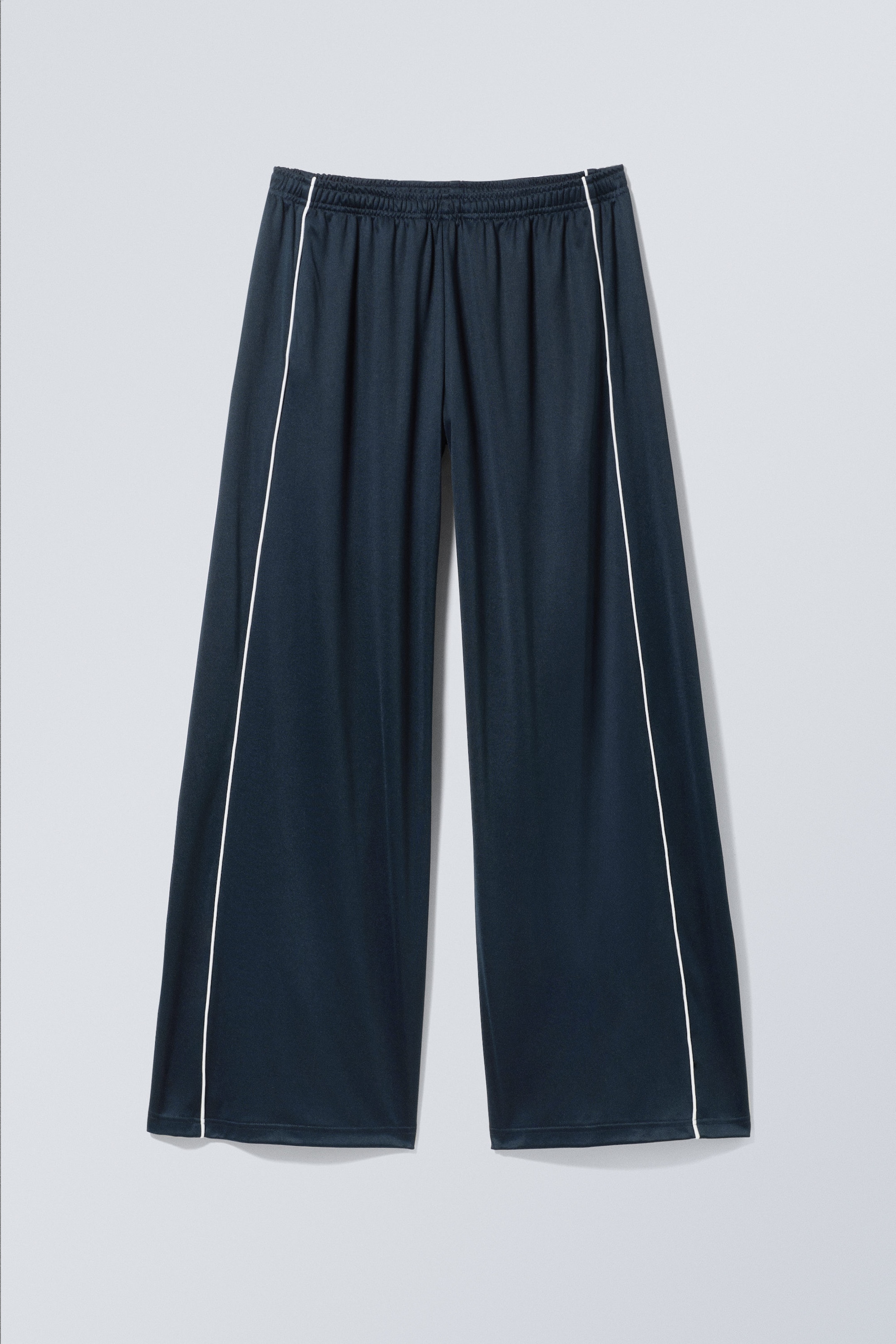 Dunkelblau - Oversized Sport-Trainingshose - 0