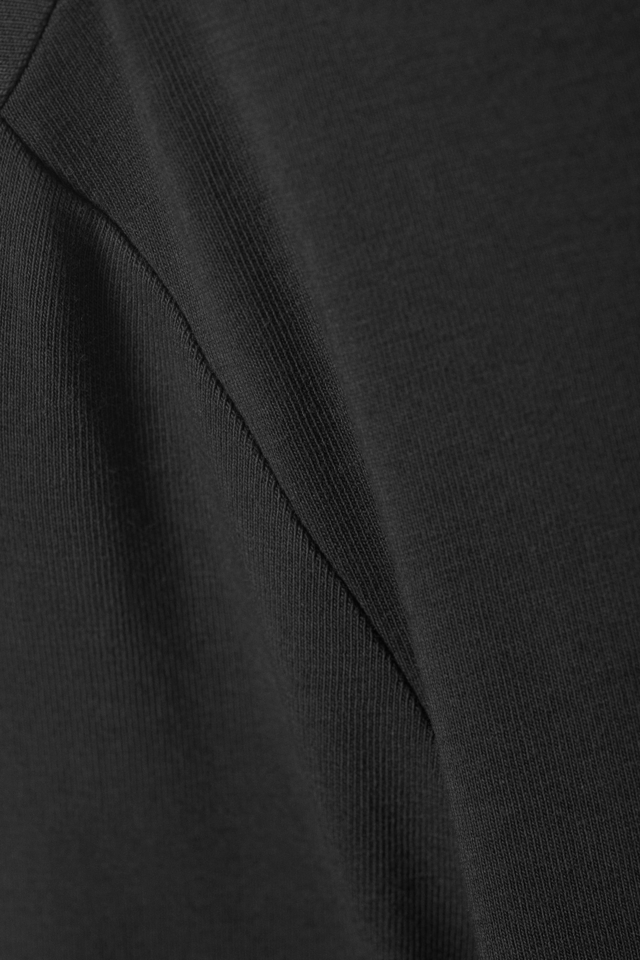 Verwaschenes Schwarz - Longsleeve aus Baumwolle - 2