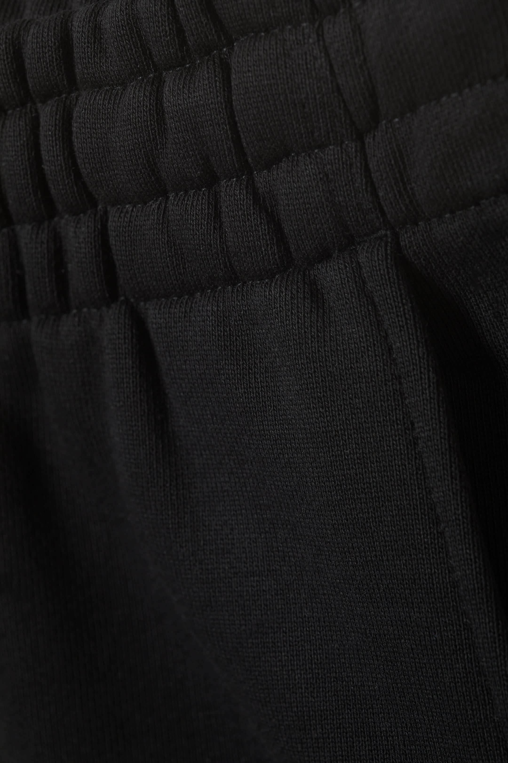 Agrandir l'image: Short de survêtement en tissu éponge à coupe ample - Noir - FEMME | H&M CH 2