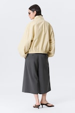 Light Dusty Beige - HANNE H OVERSIZED TRACK JACKET - 4
