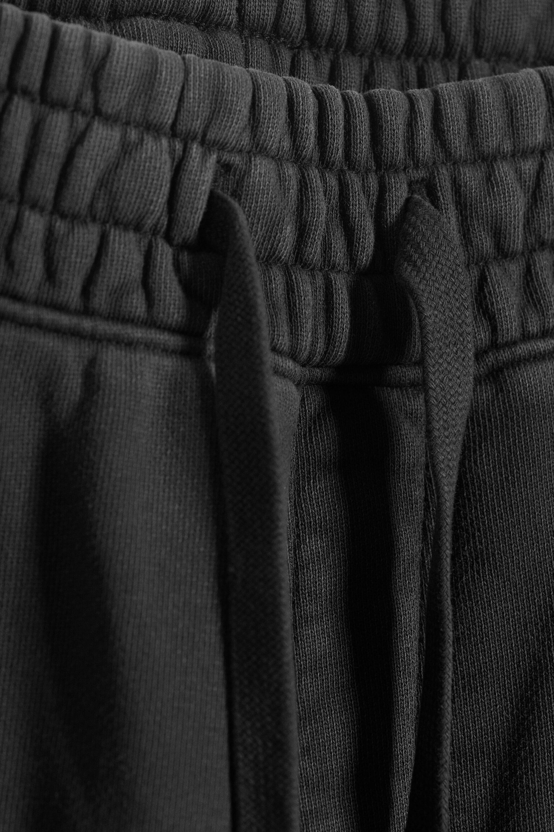 Washed Black - Pantalon de jogging baggy trois-quarts - 5