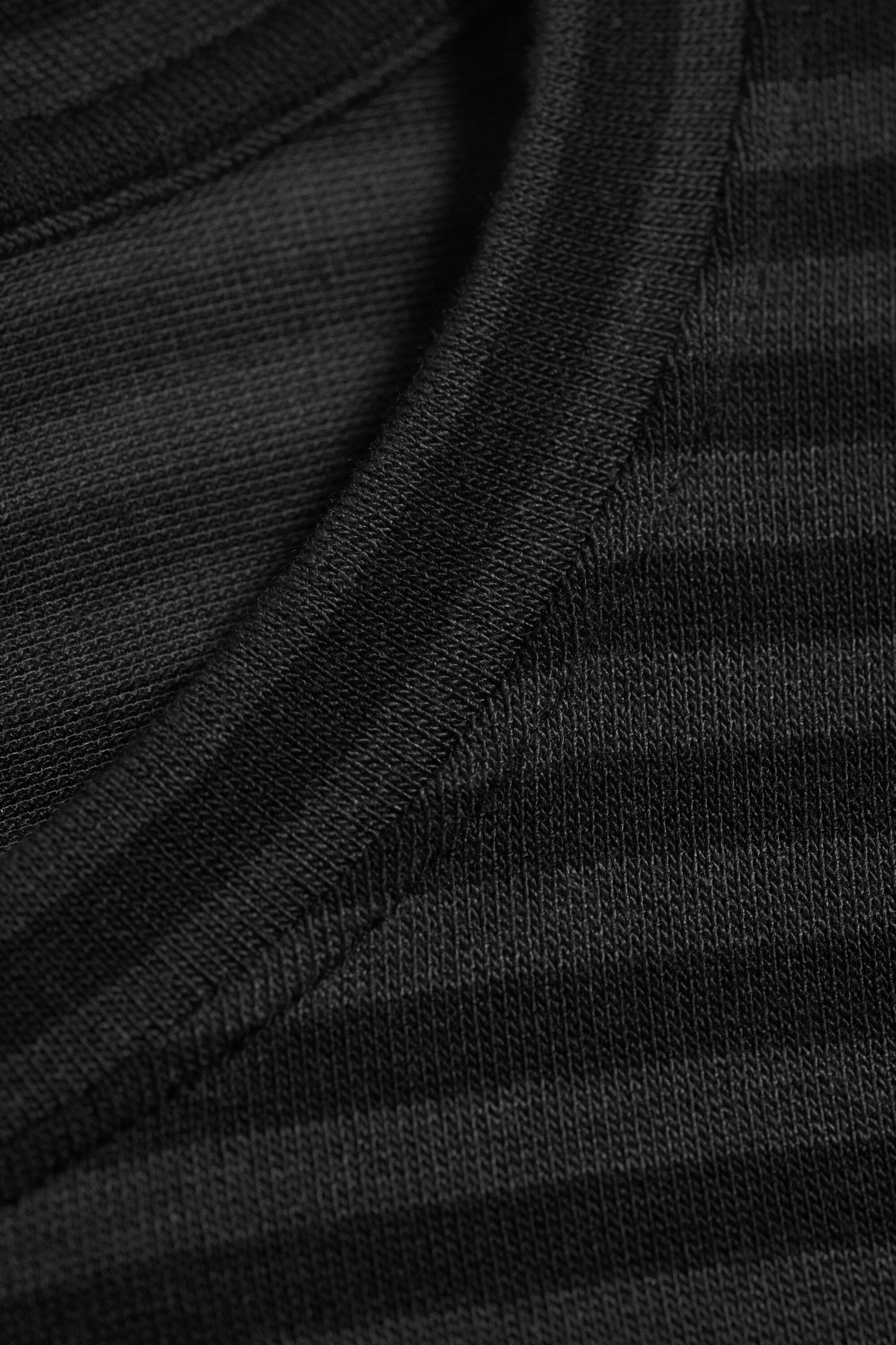 Dunkelgrau gestreift - Transparentes Longsleeve-Shirt - 5