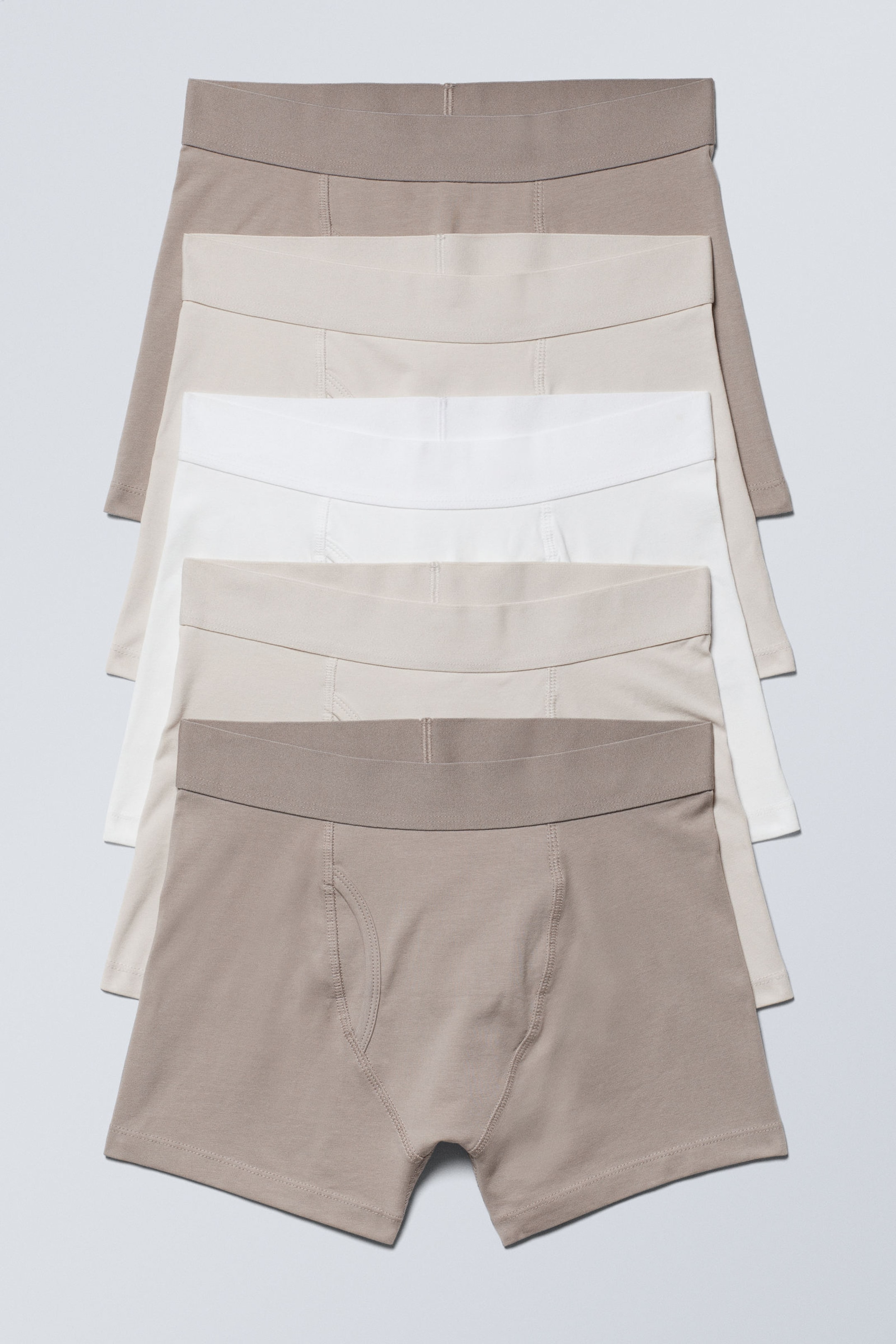 Beige-Mix - Boxershorts 5er-Pack - 0