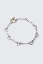 Silver & Golden - Metal Link Necklace - 0