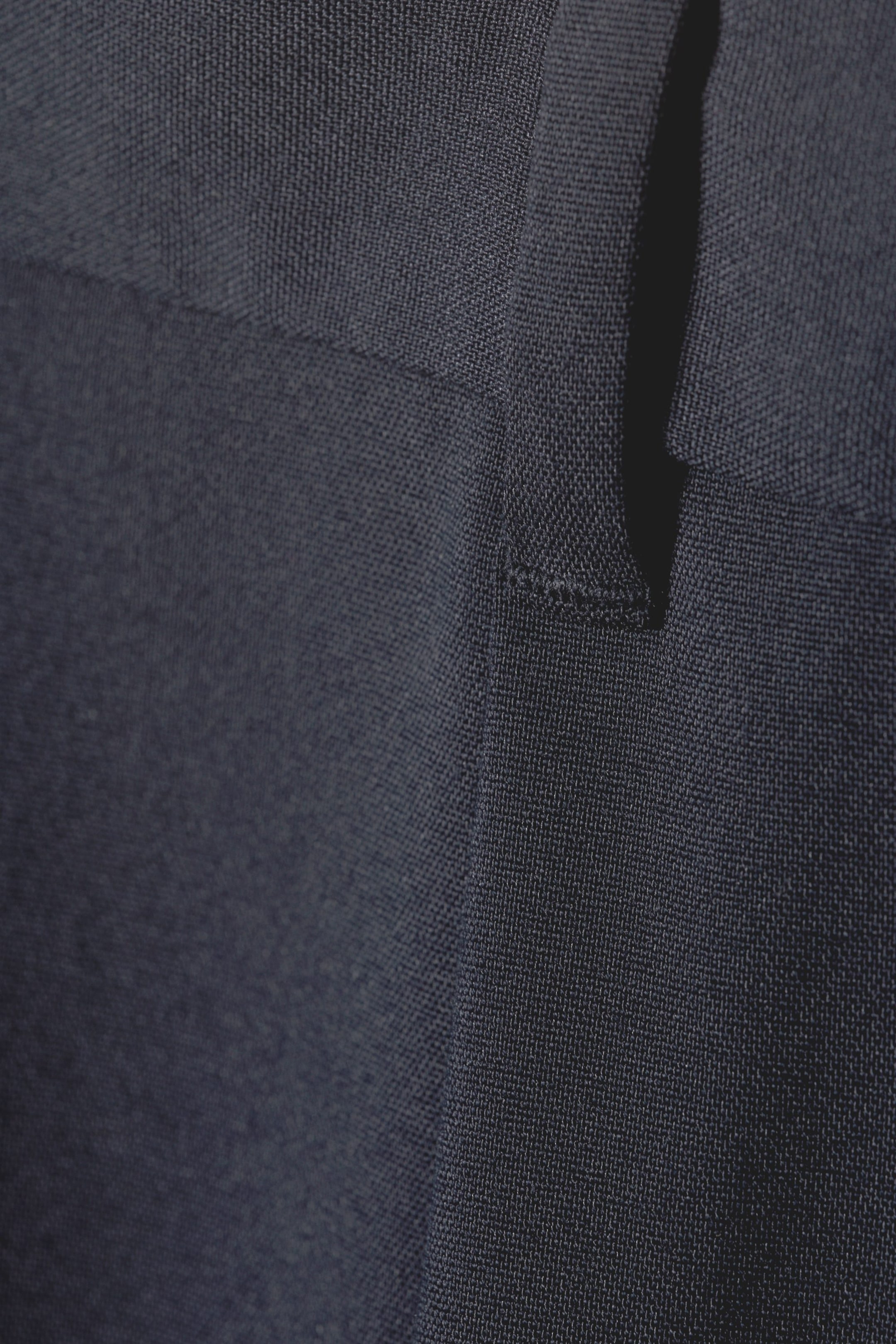 Navy blue - Uno Loose Suit Trousers - 1