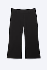 Svart - Kort dressbukse med sleng - 3