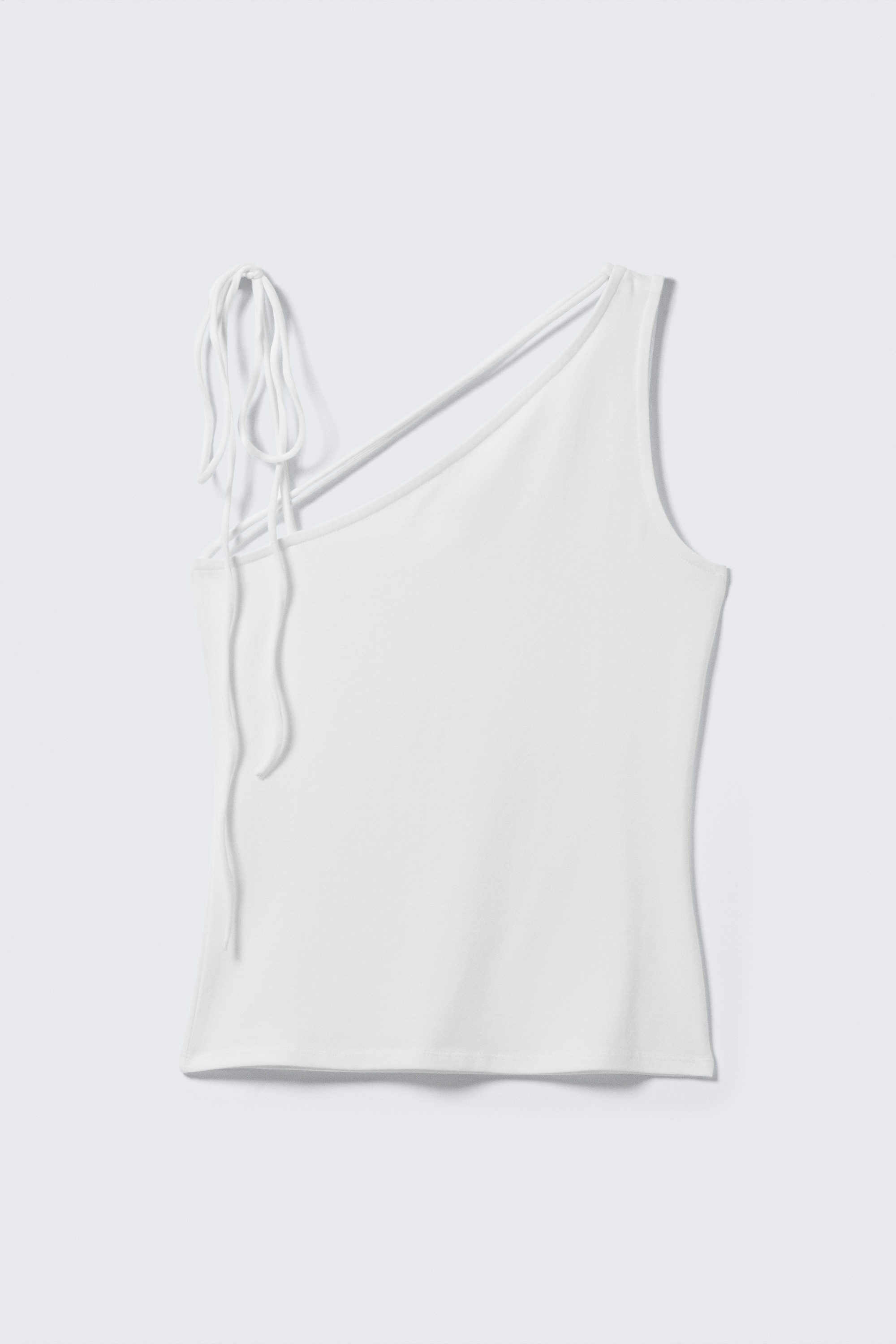 Vit - Tight enaxlad tanktopp - 4