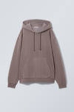 Verwaschenes dunkles Graubraun - Kapuzenpullover Standard Essence - 0