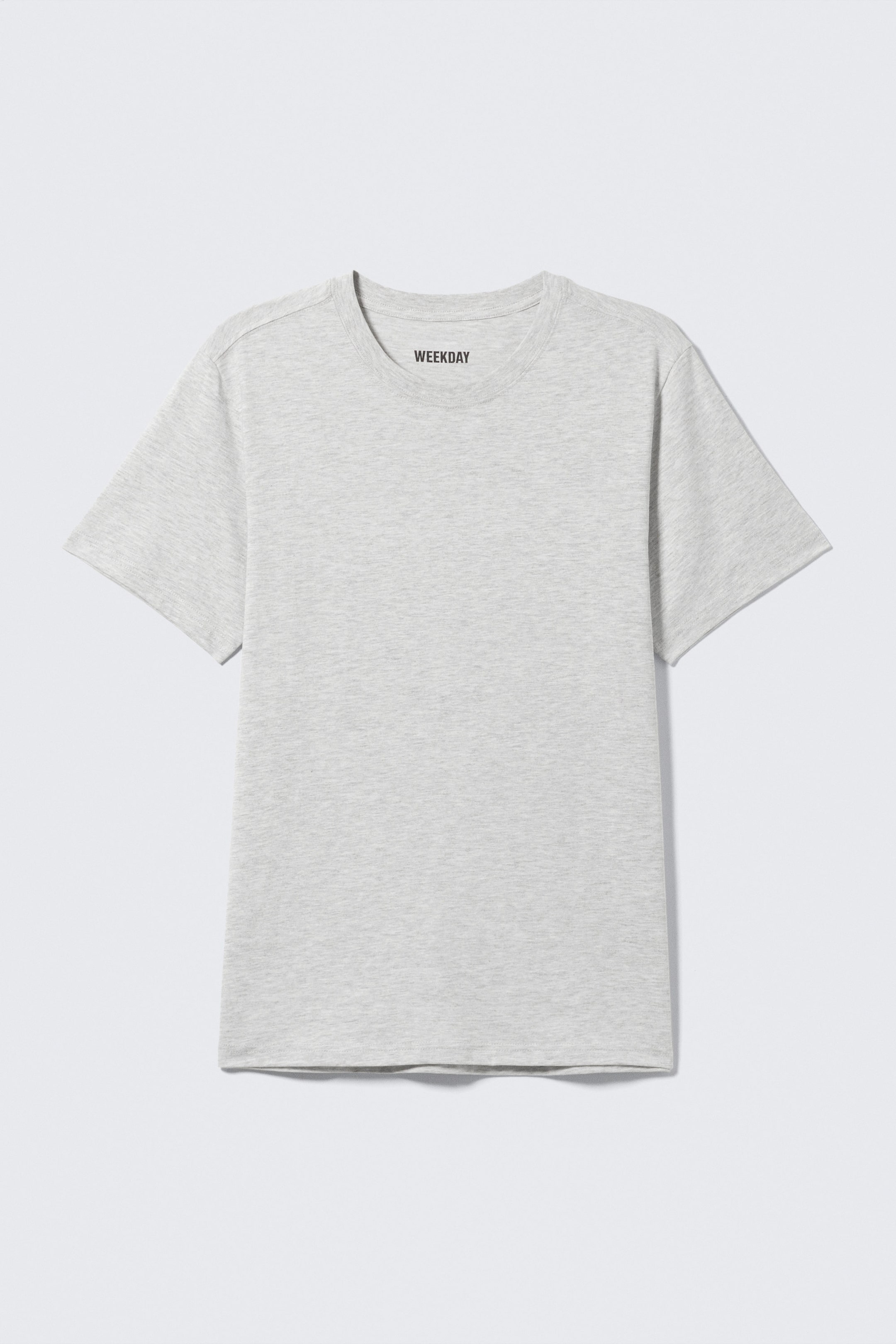 Grau meliert - Mittelschweres Standard-T-Shirt - 0