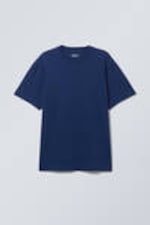 Dark Blue - Oversized Heavyweight T-shirt - 0