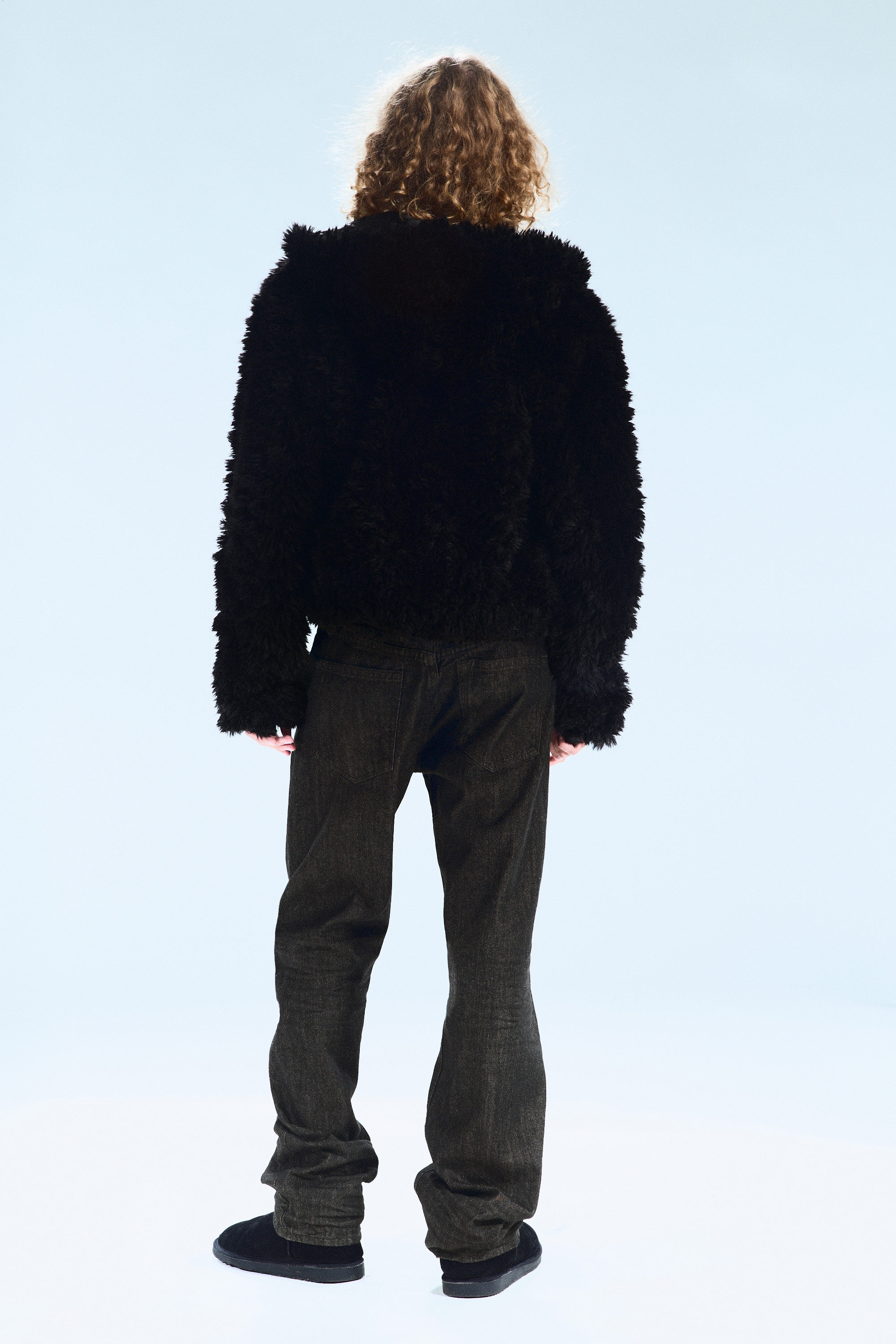 Extra Black Rinse - Anti Unisex Low Waist Regular Straight Jeans - 5