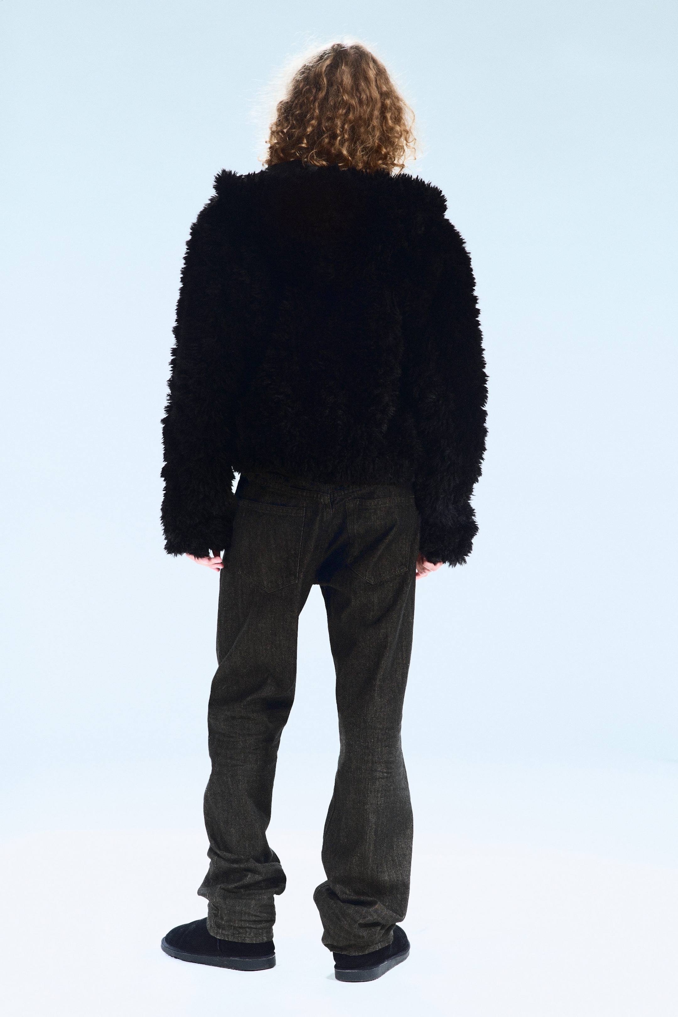 Extra Black Rinse - Anti Unisex Low Waist Regular Straight Jeans - 5