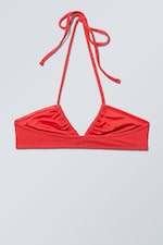 Red - Structured Bikini Top - 1