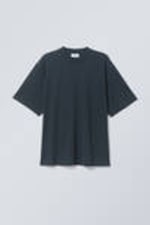 Navy Blue - Oversized T-shirt - 3