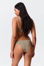 Schwarz & Beige - 2er-Pack Bikinihöschen - 4