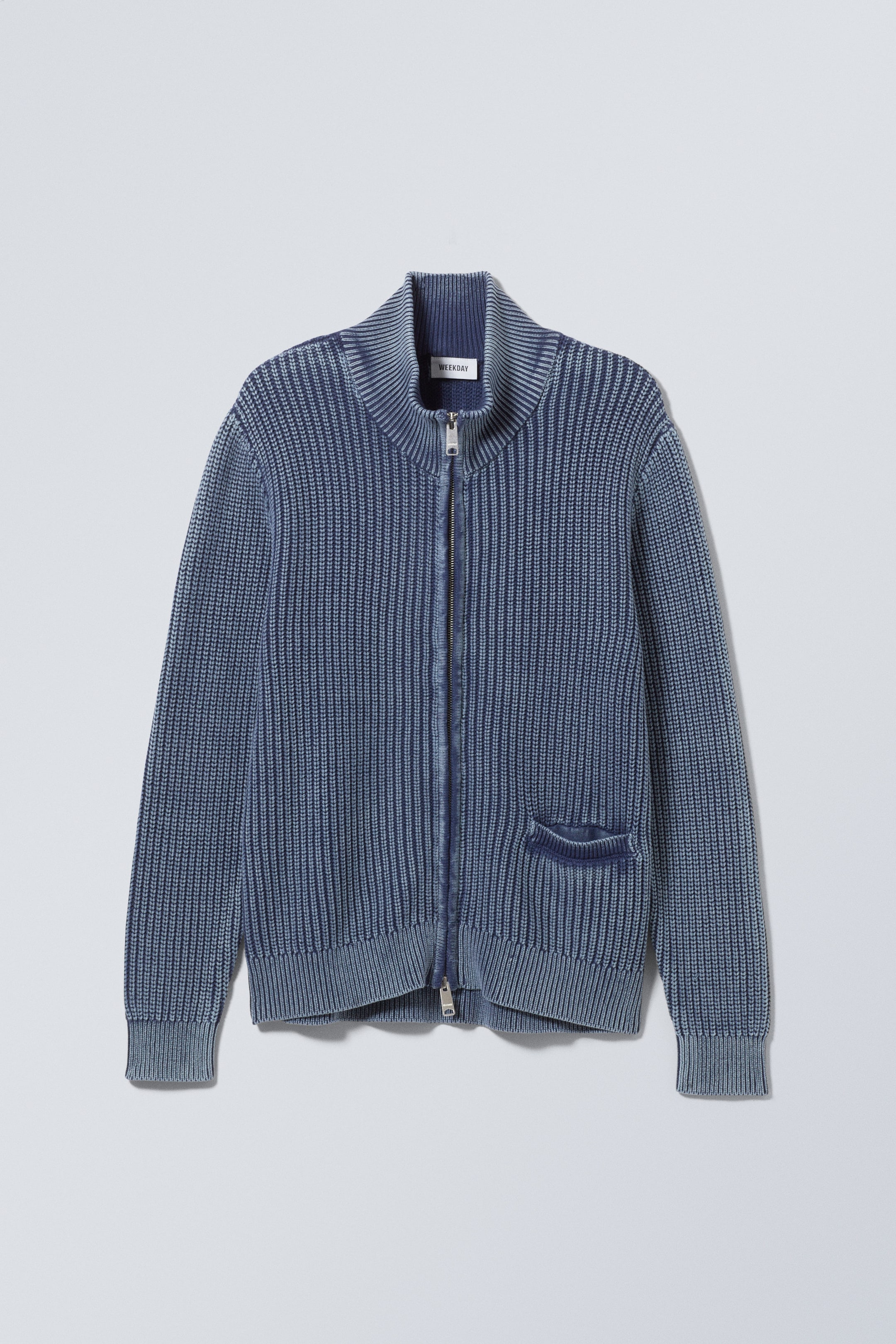 Washed Blue - Mattias Regular Cardigan - 0