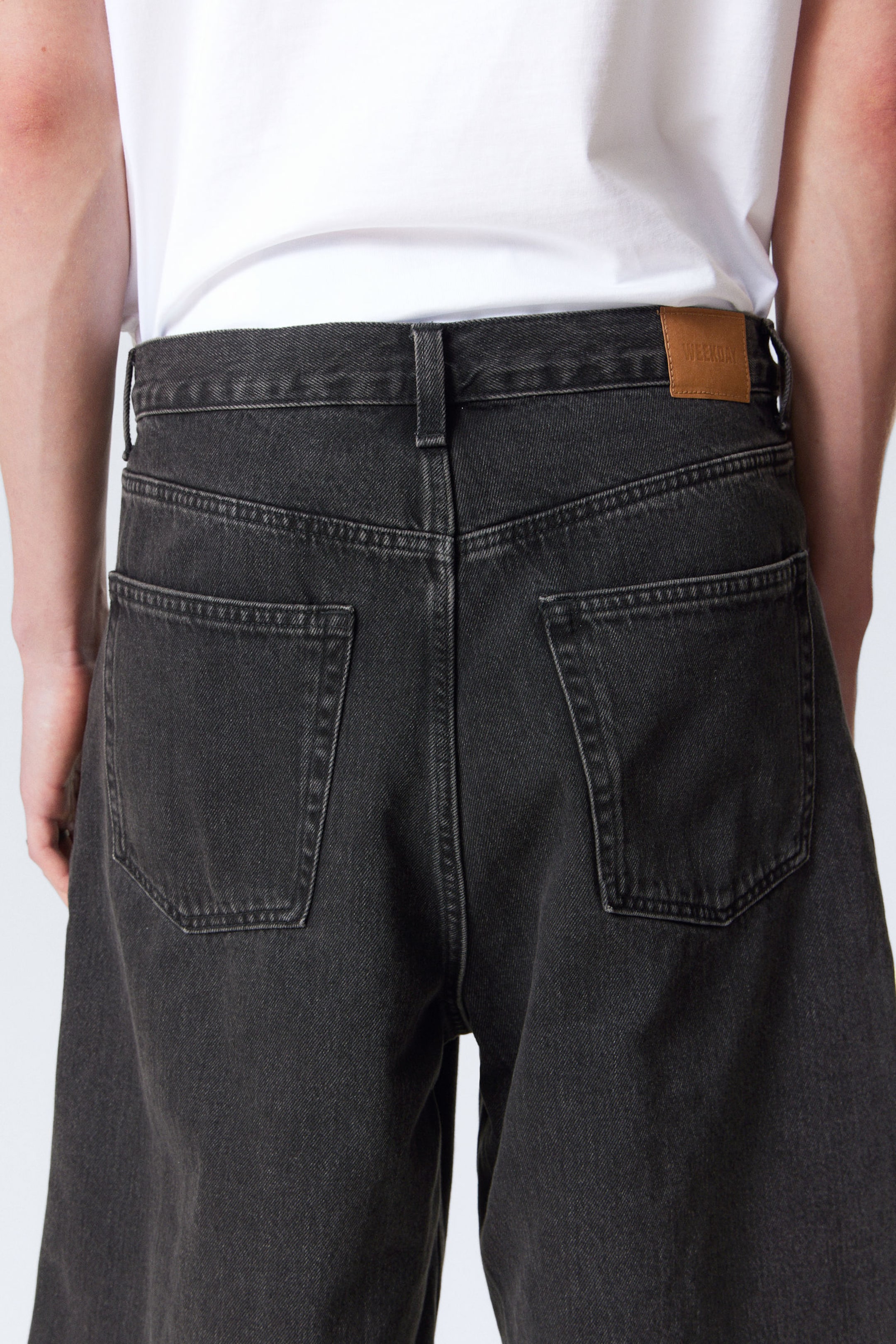 Tuned Black - Astro Denim Loose Baggy Shorts - 6
