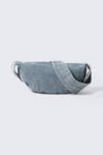 Blue - Small Denim Crossbody Bag - 0