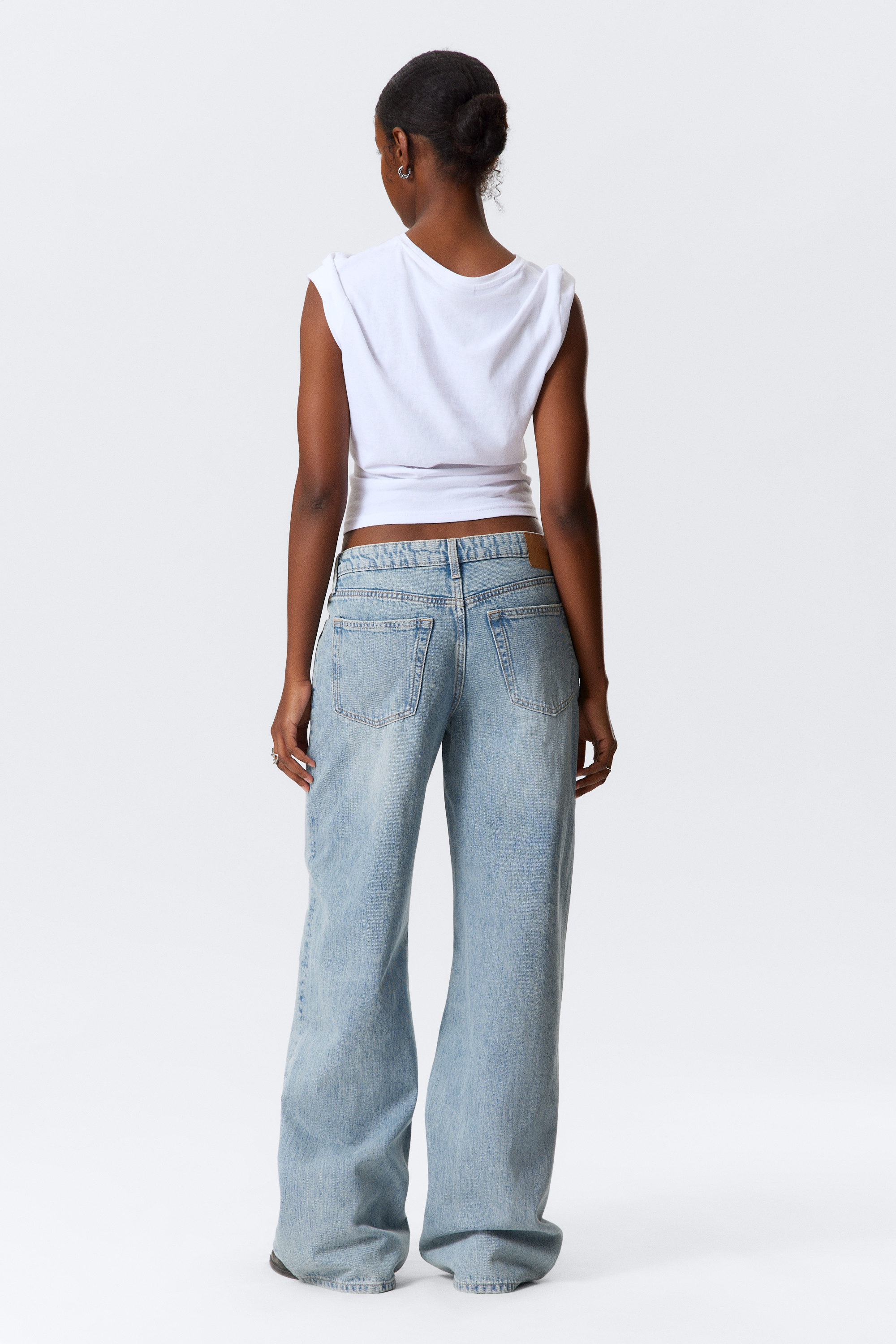 Lip Blue - Lichtblauw - Ample Low Waist Loose Wide Leg Jeans - 3